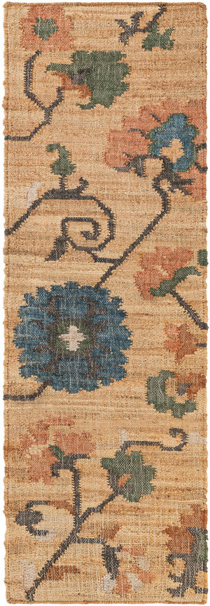 Multicolor 2' x 6' 1 Kala Handwoven Jute Runner Area Rug All Natural Pile Eco-Friendly Sustainable Urban Carpet for Rustic Design Interior Home Decor for Sale at Rug Engine