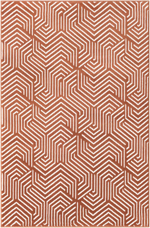 Dusty Pink 4' 1 x 6' 1 Aakaar Rectangle Area Rug 85% Polypropylene & 15% Chenille Living Room Bedroom Carpet for Sale at Rug Engine