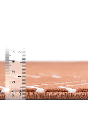 Dusty Pink 7' 10 x 10' Aakaar Rectangle Area Rug 85% Polypropylene & 15% Chenille Living Room Bedroom Carpet for Sale at Rug Engine
