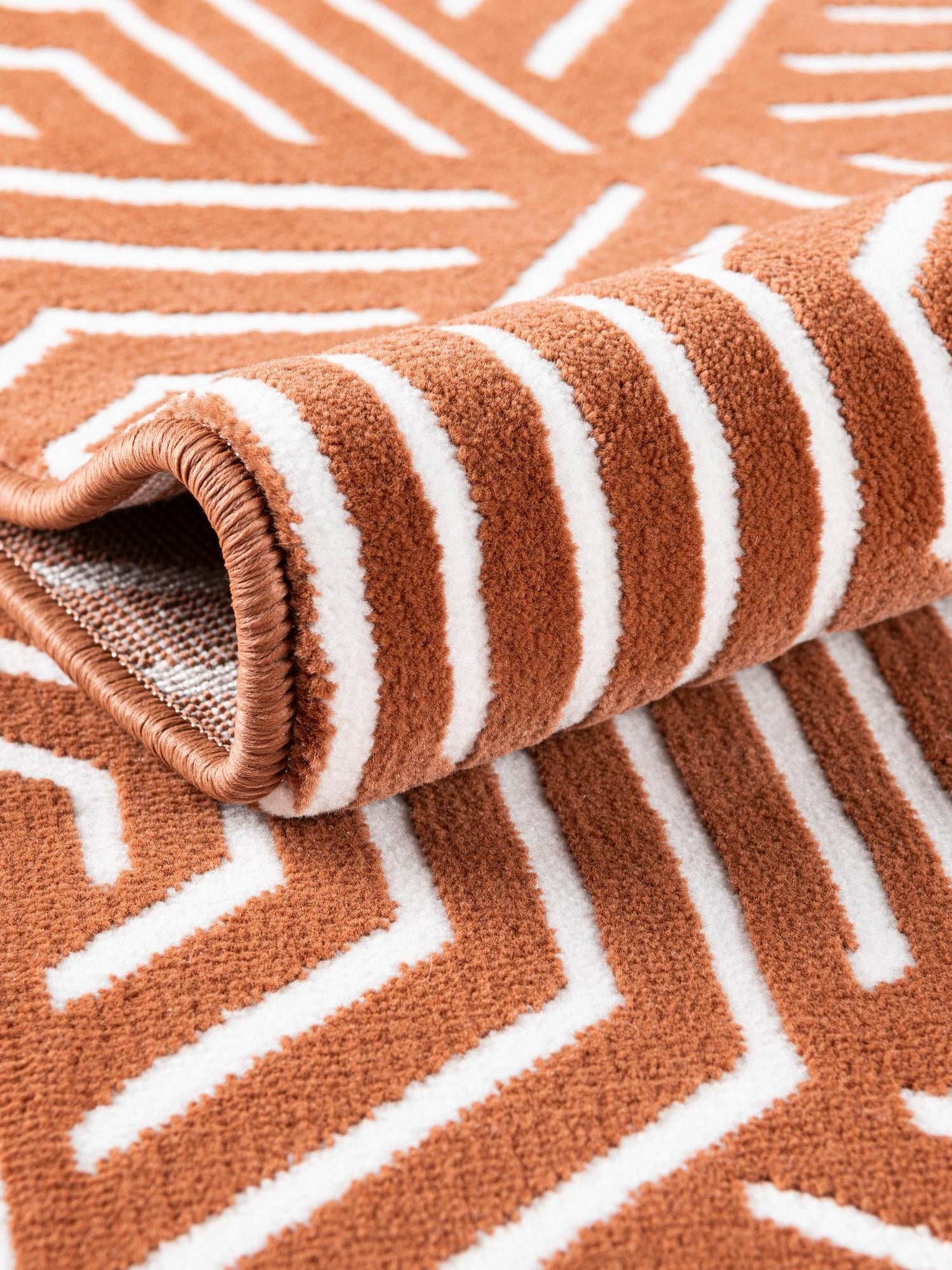 Dusty Pink 5' 3 x 8' Aakaar Rectangle Area Rug 85% Polypropylene & 15% Chenille Living Room Bedroom Carpet for Sale at Rug Engine