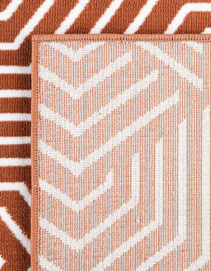 Dusty Pink 5' 3 x 8' Aakaar Rectangle Area Rug 85% Polypropylene & 15% Chenille Living Room Bedroom Carpet for Sale at Rug Engine