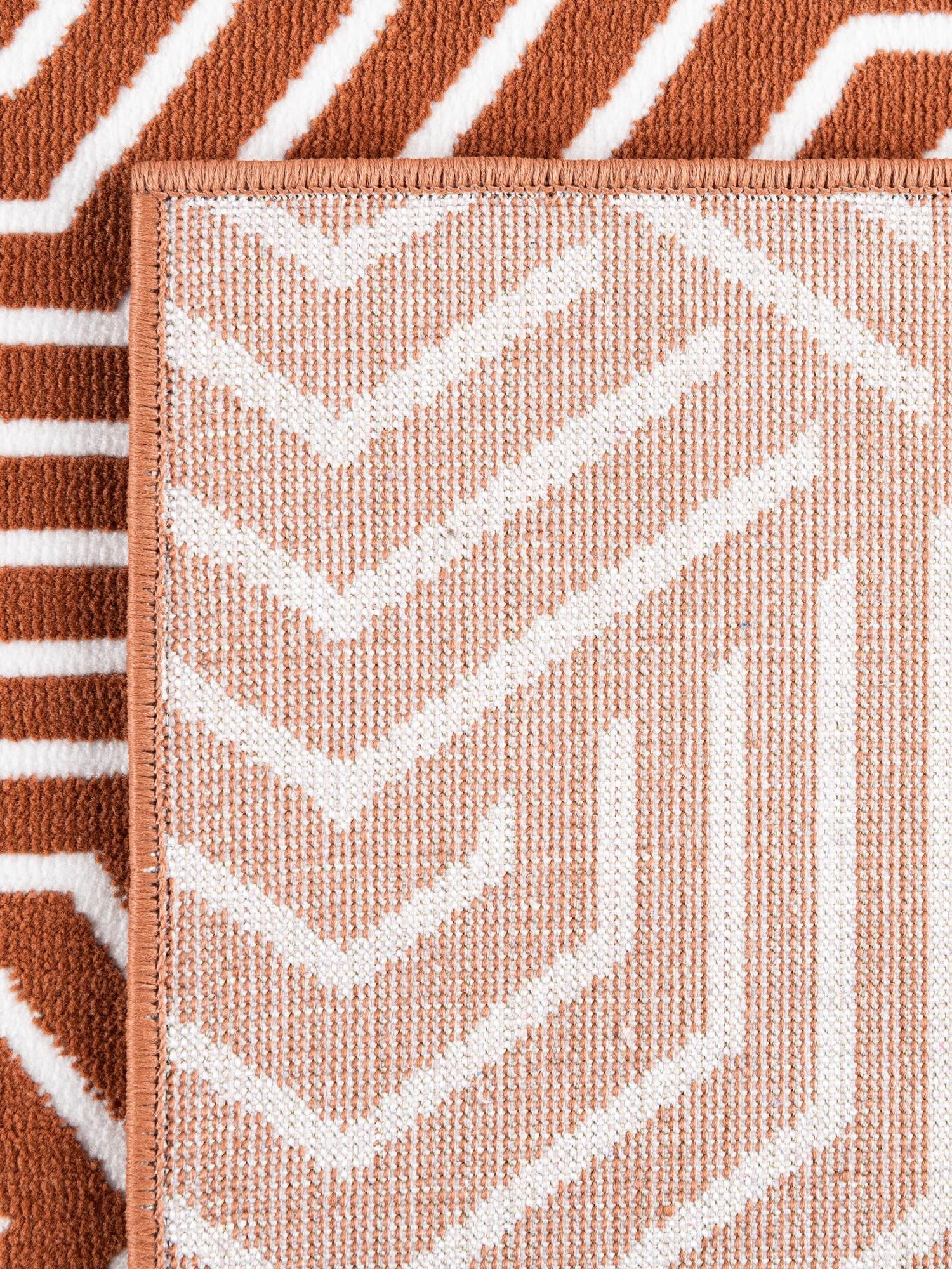 Dusty Pink 4' 1 x 6' 1 Aakaar Rectangle Area Rug 85% Polypropylene & 15% Chenille Living Room Bedroom Carpet for Sale at Rug Engine