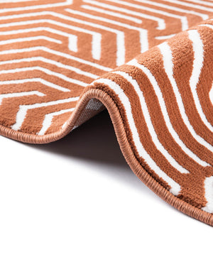 Dusty Pink 2' x 6' 1 Aakaar Runner Area Rug 85% Polypropylene & 15% Chenille Living Room Bedroom Carpet for Sale at Rug Engine