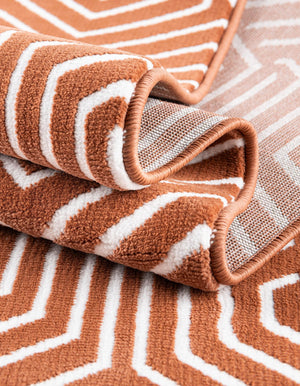 Dusty Pink 2' x 6' 1 Aakaar Runner Area Rug 85% Polypropylene & 15% Chenille Living Room Bedroom Carpet for Sale at Rug Engine