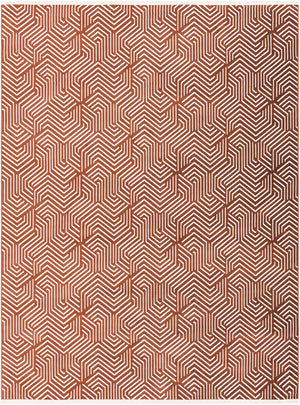 Dusty Pink 7' 10 x 10' Aakaar Rectangle Area Rug 85% Polypropylene & 15% Chenille Living Room Bedroom Carpet for Sale at Rug Engine