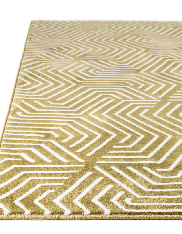 Olive Green 7' 10 x 10' Aakaar Rectangle Area Rug 85% Polypropylene & 15% Chenille Living Room Bedroom Carpet for Sale at Rug Engine