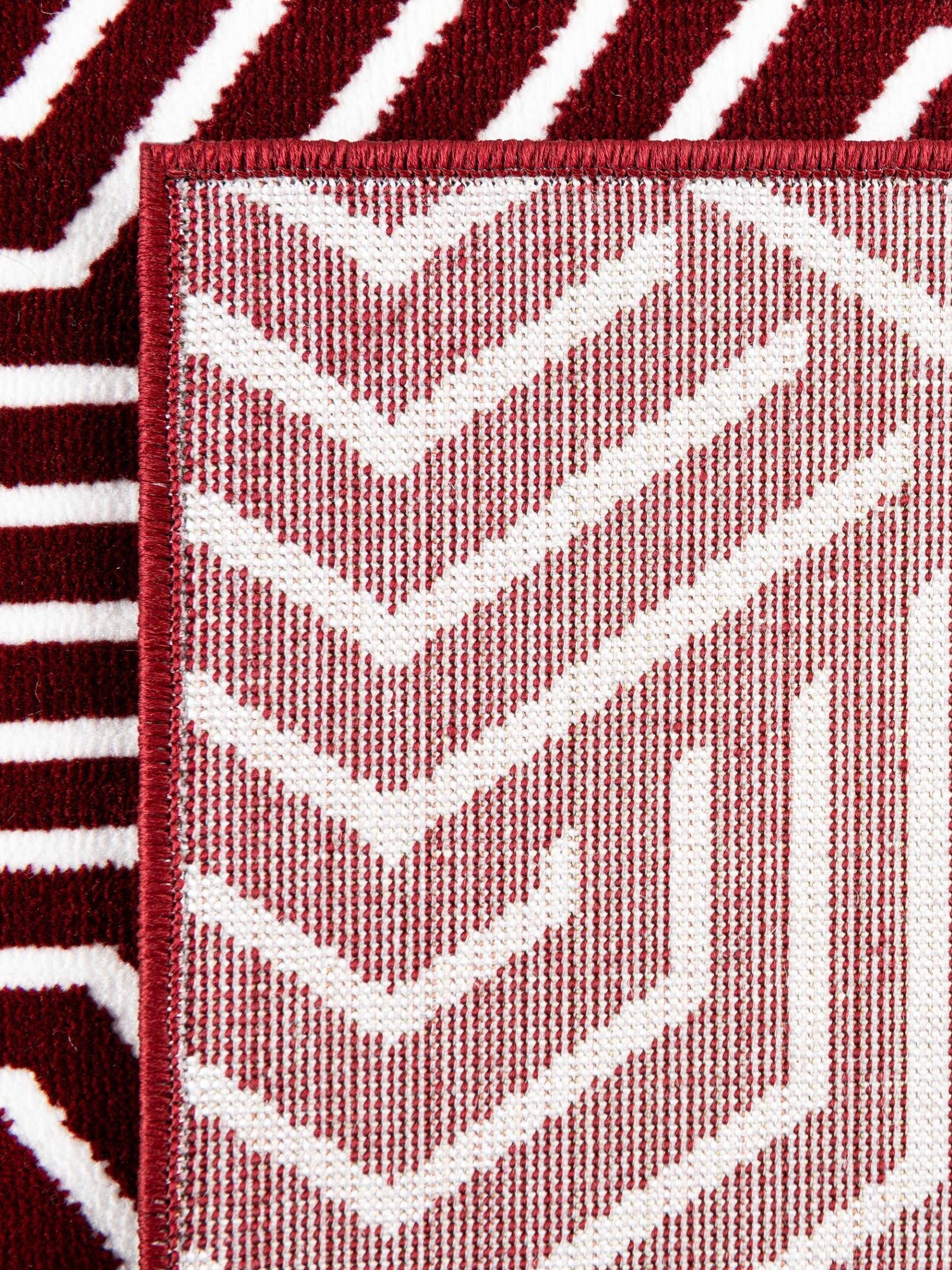 Burgundy Red 7' 10 x 10' Aakaar Rectangle Area Rug 85% Polypropylene & 15% Chenille Living Room Bedroom Carpet for Sale at Rug Engine