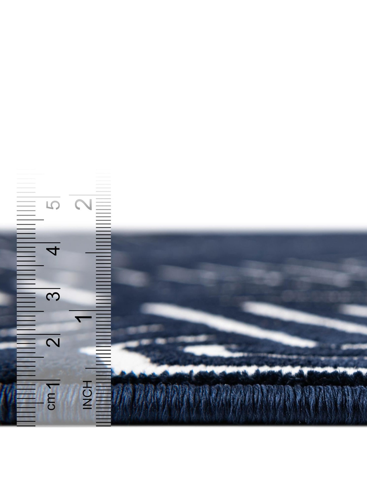 Midnight Blue 4' 1 x 6' 1 Aakaar Rectangle Area Rug 85% Polypropylene & 15% Chenille Living Room Bedroom Carpet for Sale at Rug Engine