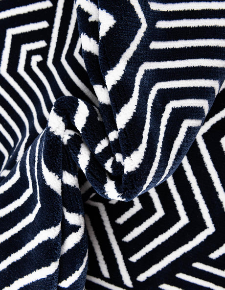 Midnight Blue 4' 1 x 6' 1 Aakaar Rectangle Area Rug 85% Polypropylene & 15% Chenille Living Room Bedroom Carpet for Sale at Rug Engine