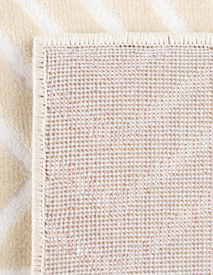 Ivory White 5' 3 x 8' Aakaar Rectangle Area Rug 85% Polypropylene & 15% Chenille Living Room Bedroom Carpet for Sale at Rug Engine