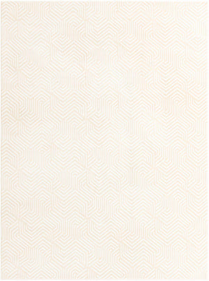 Ivory White 7' 10 x 10' Aakaar Rectangle Area Rug 85% Polypropylene & 15% Chenille Living Room Bedroom Carpet for Sale at Rug Engine