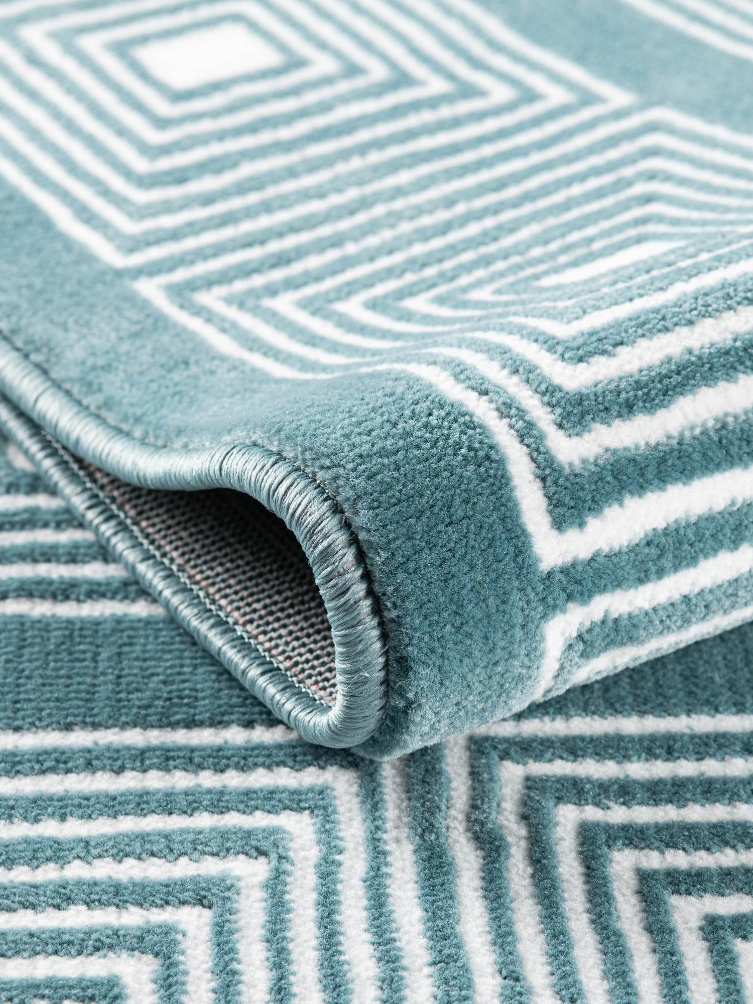 Aegean Blue 4' 1 x 6' 1 Aakaar Rectangle Area Rug 85% Polypropylene & 15% Chenille Living Room Bedroom Carpet for Sale at Rug Engine