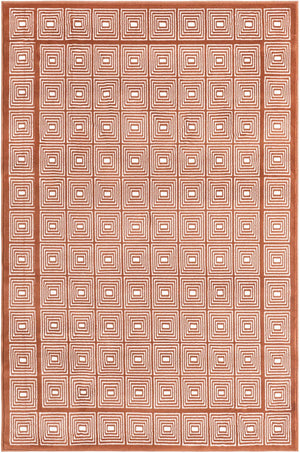 Dusty Pink 4' 1 x 6' 1 Aakaar Rectangle Area Rug 85% Polypropylene & 15% Chenille Living Room Bedroom Carpet for Sale at Rug Engine