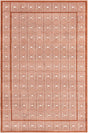 Dusty Pink 4' 1 x 6' 1 Aakaar Rectangle Area Rug 85% Polypropylene & 15% Chenille Living Room Bedroom Carpet for Sale at Rug Engine