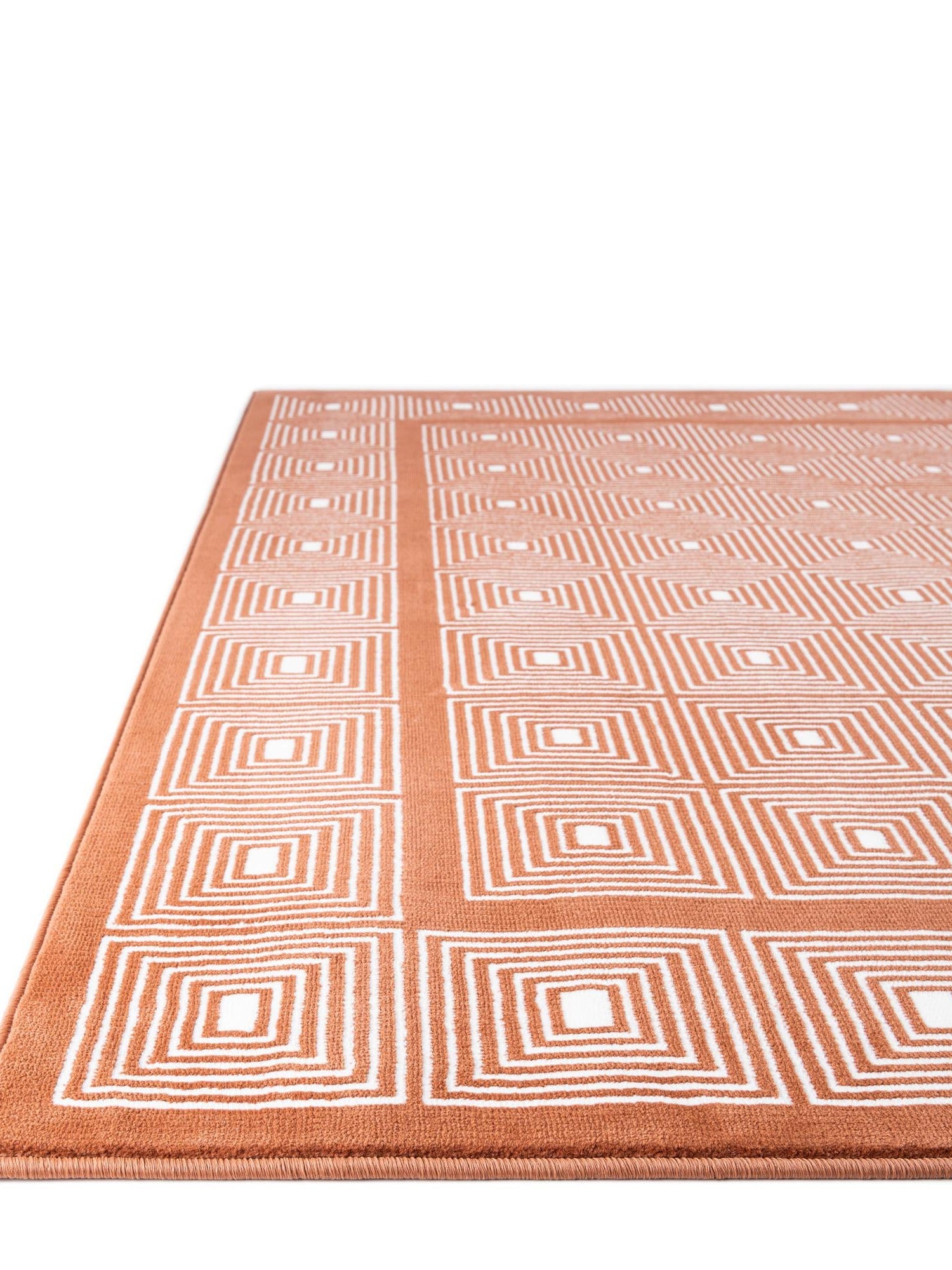 Dusty Pink 5' 3 x 8' Aakaar Rectangle Area Rug 85% Polypropylene & 15% Chenille Living Room Bedroom Carpet for Sale at Rug Engine