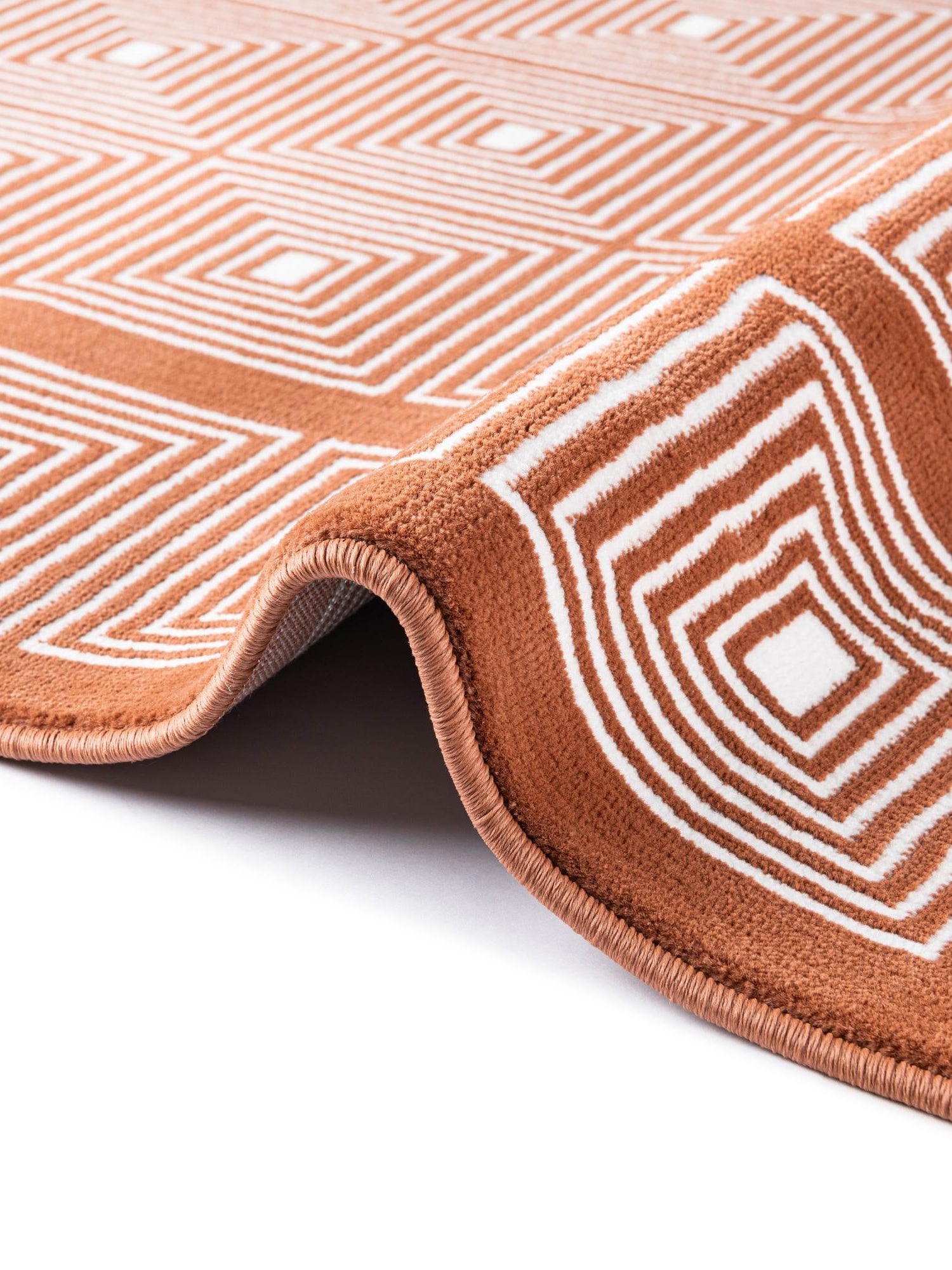 Dusty Pink 5' 3 x 8' Aakaar Rectangle Area Rug 85% Polypropylene & 15% Chenille Living Room Bedroom Carpet for Sale at Rug Engine