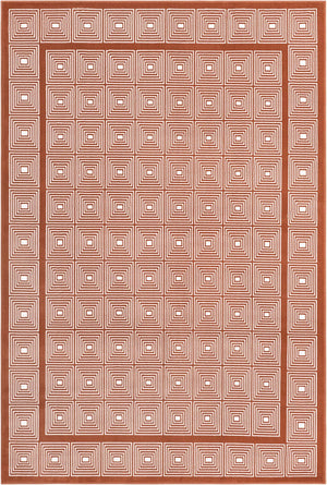 Dusty Pink 5' 3 x 8' Aakaar Rectangle Area Rug 85% Polypropylene & 15% Chenille Living Room Bedroom Carpet for Sale at Rug Engine