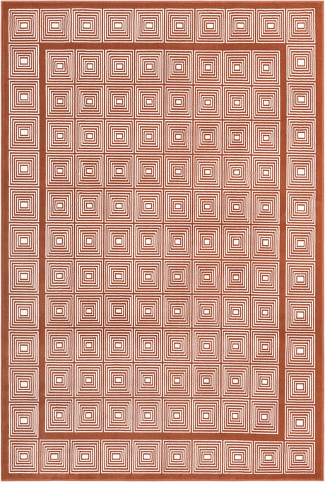 Dusty Pink 5' 3 x 8' Aakaar Rectangle Area Rug 85% Polypropylene & 15% Chenille Living Room Bedroom Carpet for Sale at Rug Engine