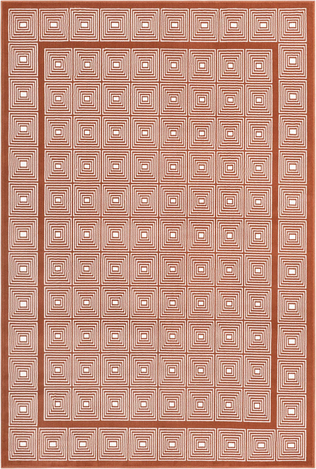 Dusty Pink 5' 3 x 8' Aakaar Rectangle Area Rug 85% Polypropylene & 15% Chenille Living Room Bedroom Carpet for Sale at Rug Engine