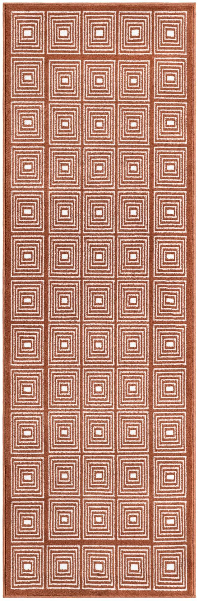 Dusty Pink 2' x 6' 1 Aakaar Runner Area Rug 85% Polypropylene & 15% Chenille Living Room Bedroom Carpet for Sale at Rug Engine