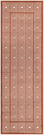 Dusty Pink 2' x 6' 1 Aakaar Runner Area Rug 85% Polypropylene & 15% Chenille Living Room Bedroom Carpet for Sale at Rug Engine