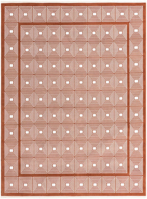 Dusty Pink 7' 10 x 10' Aakaar Rectangle Area Rug 85% Polypropylene & 15% Chenille Living Room Bedroom Carpet for Sale at Rug Engine