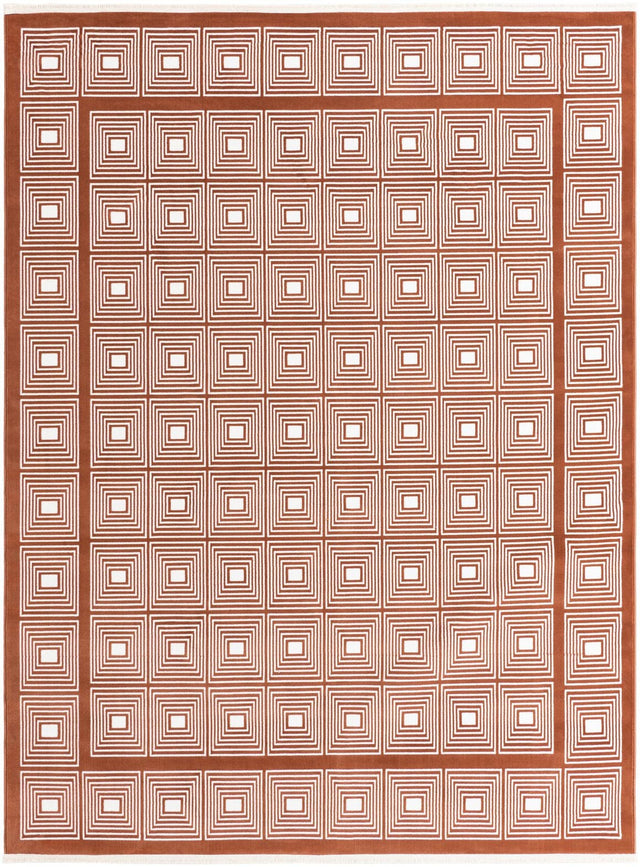 Dusty Pink 7' 10 x 10' Aakaar Rectangle Area Rug 85% Polypropylene & 15% Chenille Living Room Bedroom Carpet for Sale at Rug Engine