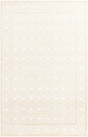 Ivory White 5' 3 x 8' Aakaar Rectangle Area Rug 85% Polypropylene & 15% Chenille Living Room Bedroom Carpet for Sale at Rug Engine