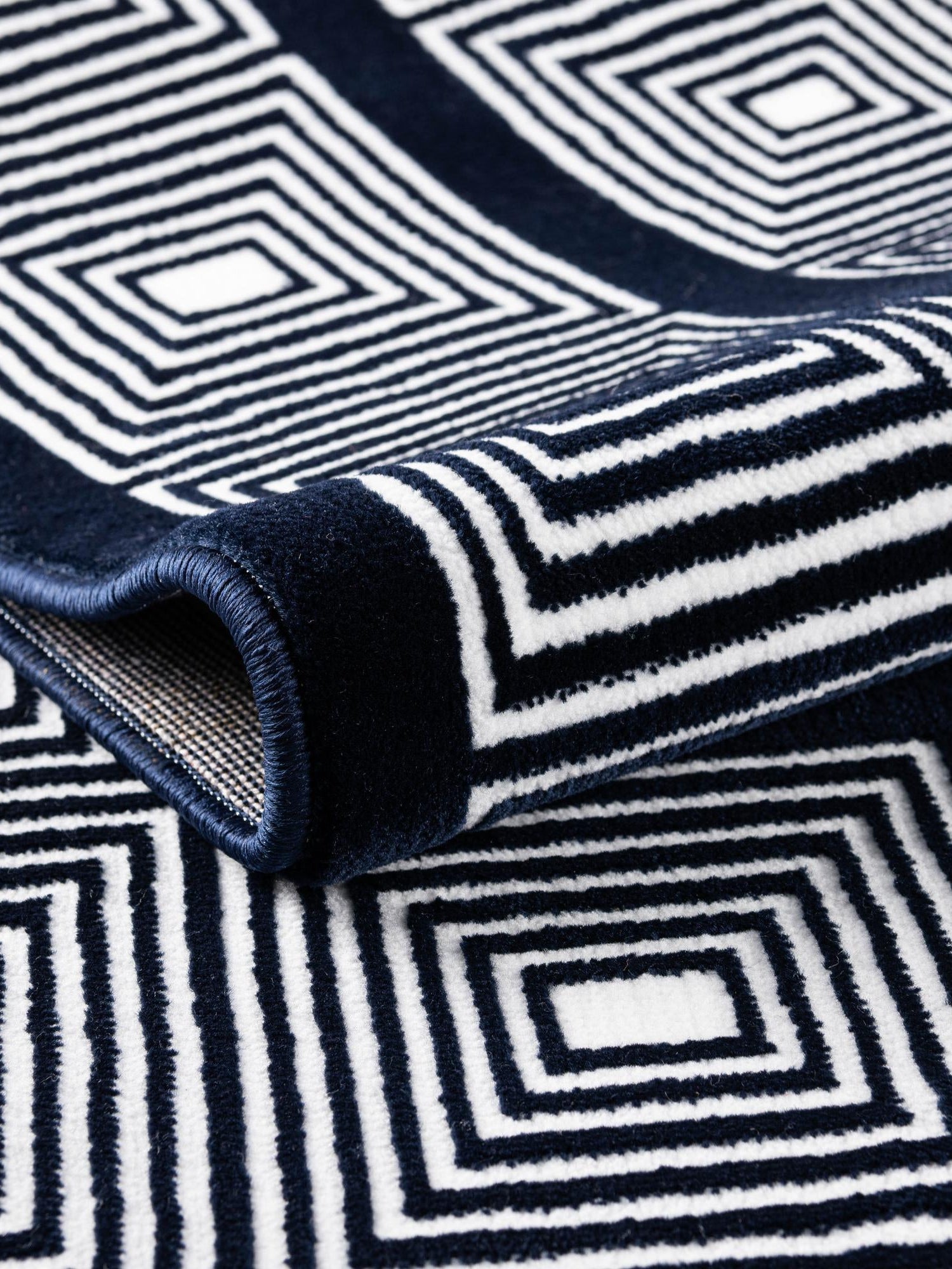 Midnight Blue 4' 1 x 6' 1 Aakaar Rectangle Area Rug 85% Polypropylene & 15% Chenille Living Room Bedroom Carpet for Sale at Rug Engine
