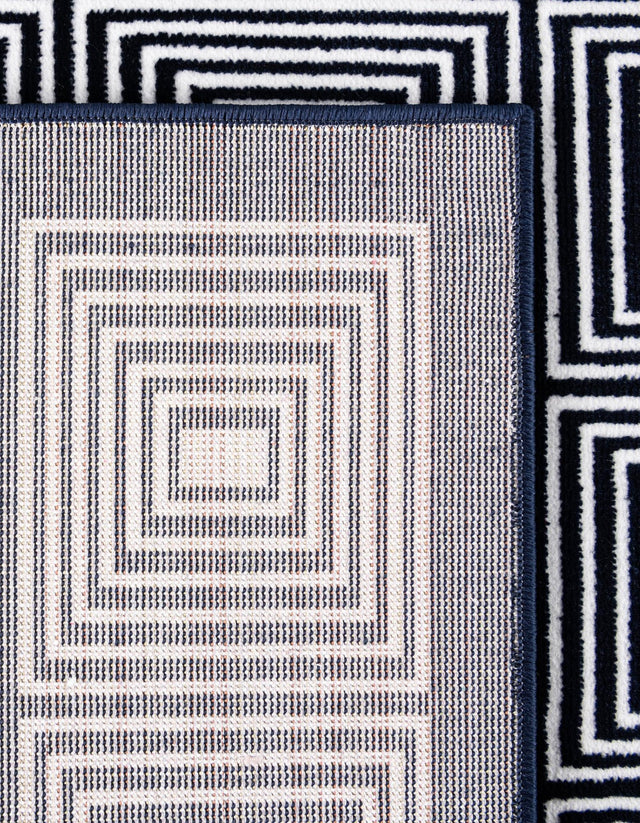 Midnight Blue 4' 1 x 6' 1 Aakaar Rectangle Area Rug 85% Polypropylene & 15% Chenille Living Room Bedroom Carpet for Sale at Rug Engine