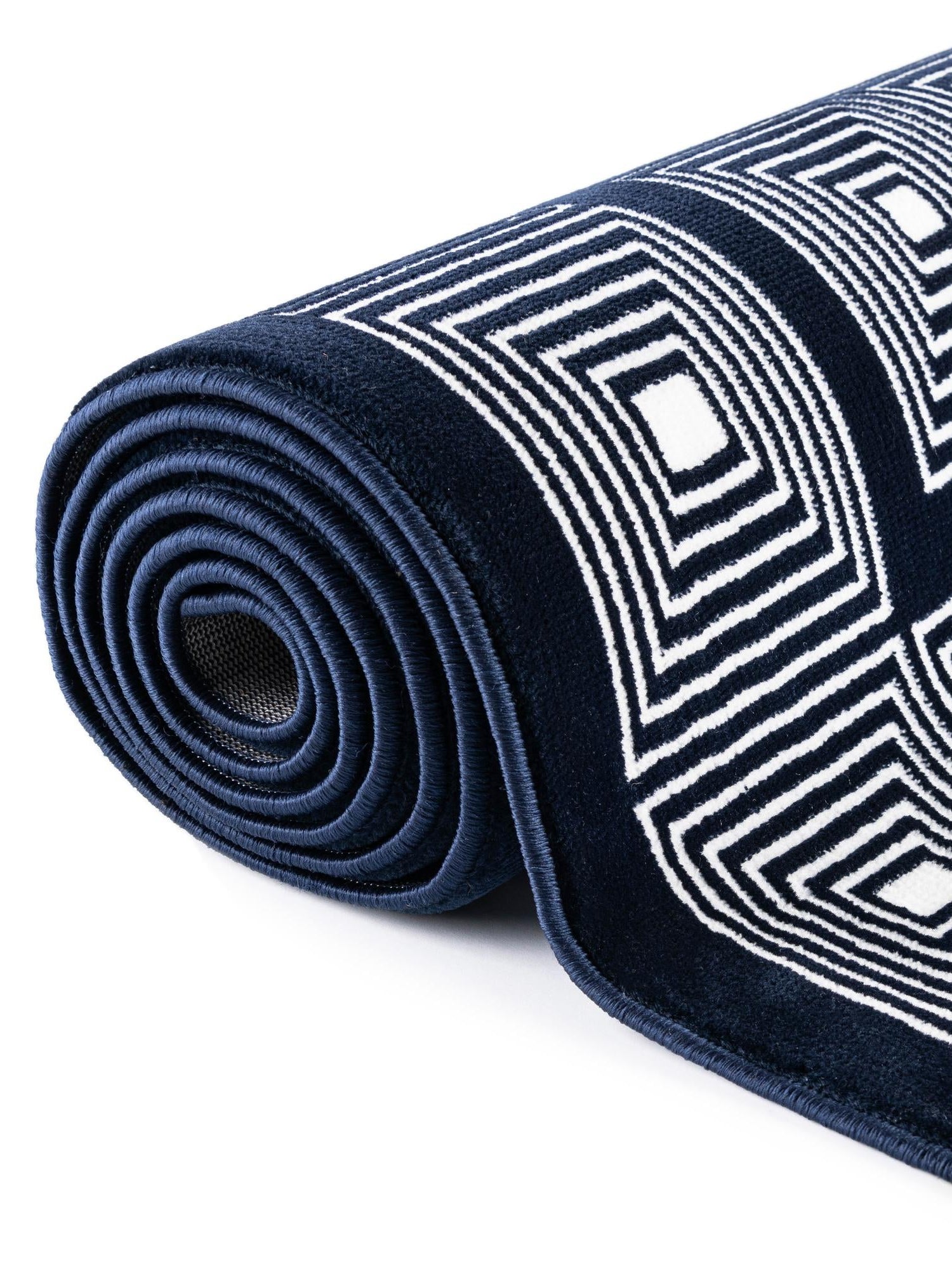 Midnight Blue 4' 1 x 6' 1 Aakaar Rectangle Area Rug 85% Polypropylene & 15% Chenille Living Room Bedroom Carpet for Sale at Rug Engine
