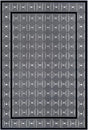 Midnight Blue 5' 3 x 8' Aakaar Rectangle Area Rug 85% Polypropylene & 15% Chenille Living Room Bedroom Carpet for Sale at Rug Engine
