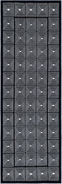 Midnight Blue 2' x 6' 1 Aakaar Runner Area Rug 85% Polypropylene & 15% Chenille Living Room Bedroom Carpet for Sale at Rug Engine