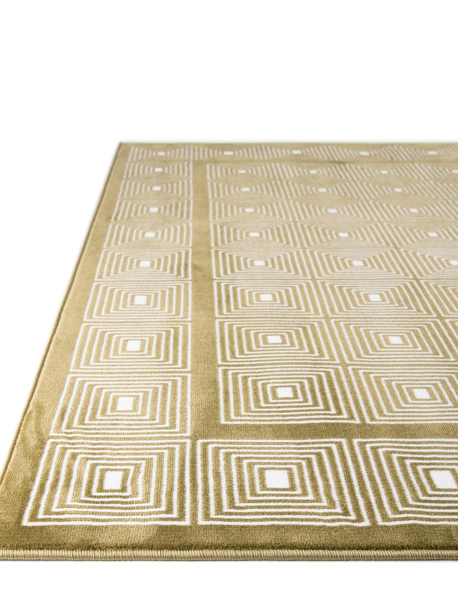 Olive Green 5' 3 x 8' Aakaar Rectangle Area Rug 85% Polypropylene & 15% Chenille Living Room Bedroom Carpet for Sale at Rug Engine