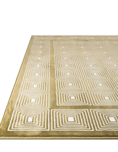 Olive Green 2' x 6' 1 Aakaar Runner Area Rug 85% Polypropylene & 15% Chenille Living Room Bedroom Carpet for Sale at Rug Engine