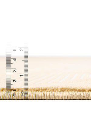 Yellow 7' 10 x 10' Aakaar Rectangle Area Rug 85% Polypropylene & 15% Chenille Living Room Bedroom Carpet for Sale at Rug Engine