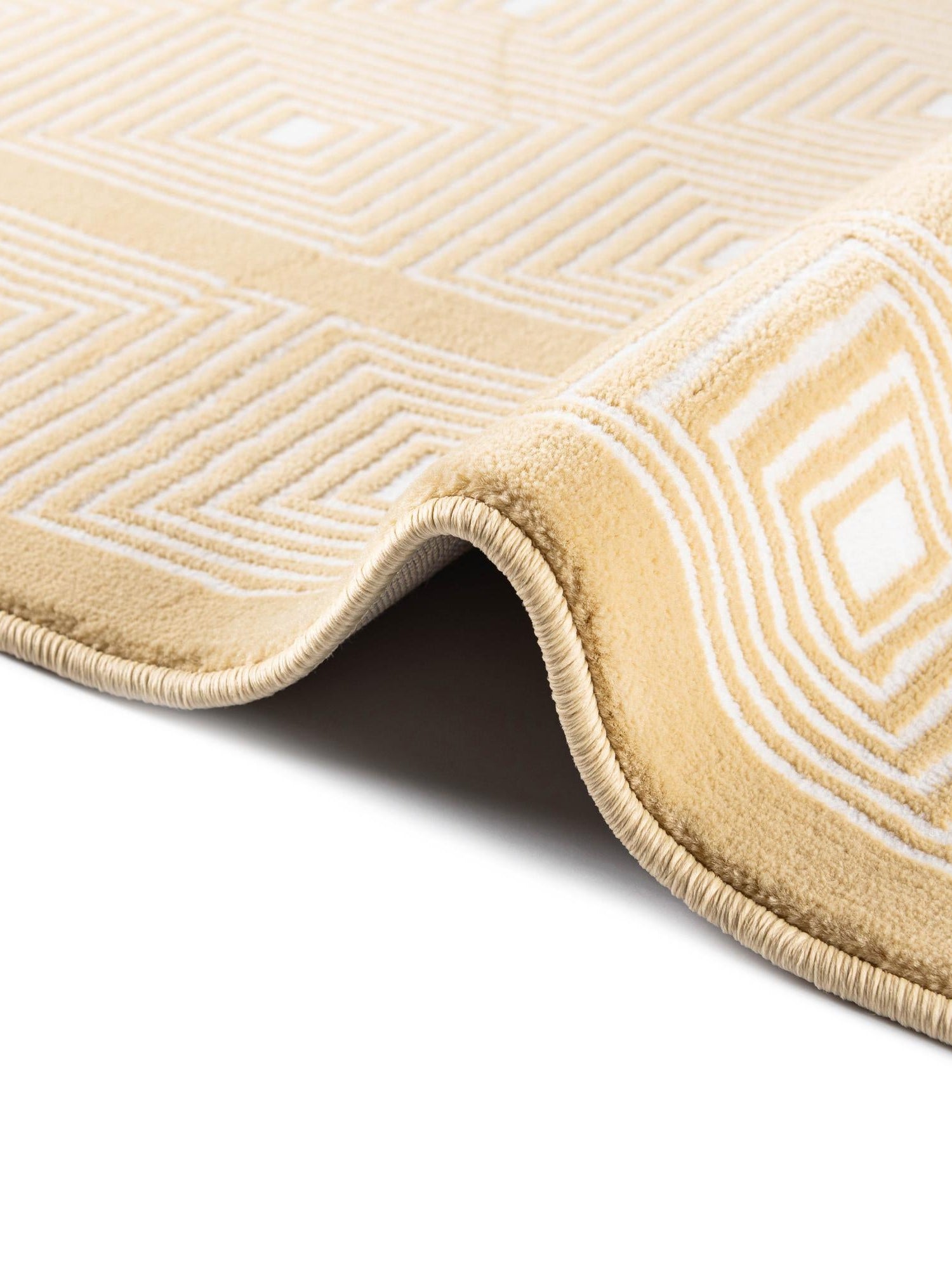 Yellow 7' 10 x 10' Aakaar Rectangle Area Rug 85% Polypropylene & 15% Chenille Living Room Bedroom Carpet for Sale at Rug Engine