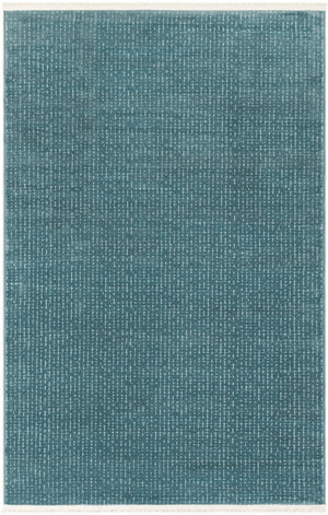 Aegean Blue 4' 1 x 6' 1 Aakaar Rectangle Area Rug 85% Polypropylene & 15% Chenille Living Room Bedroom Carpet for Sale at Rug Engine