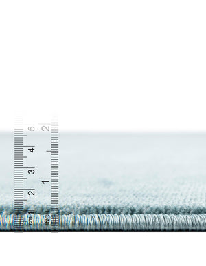 Aegean Blue 7' 10 x 10' Aakaar Rectangle Area Rug 85% Polypropylene & 15% Chenille Living Room Bedroom Carpet for Sale at Rug Engine