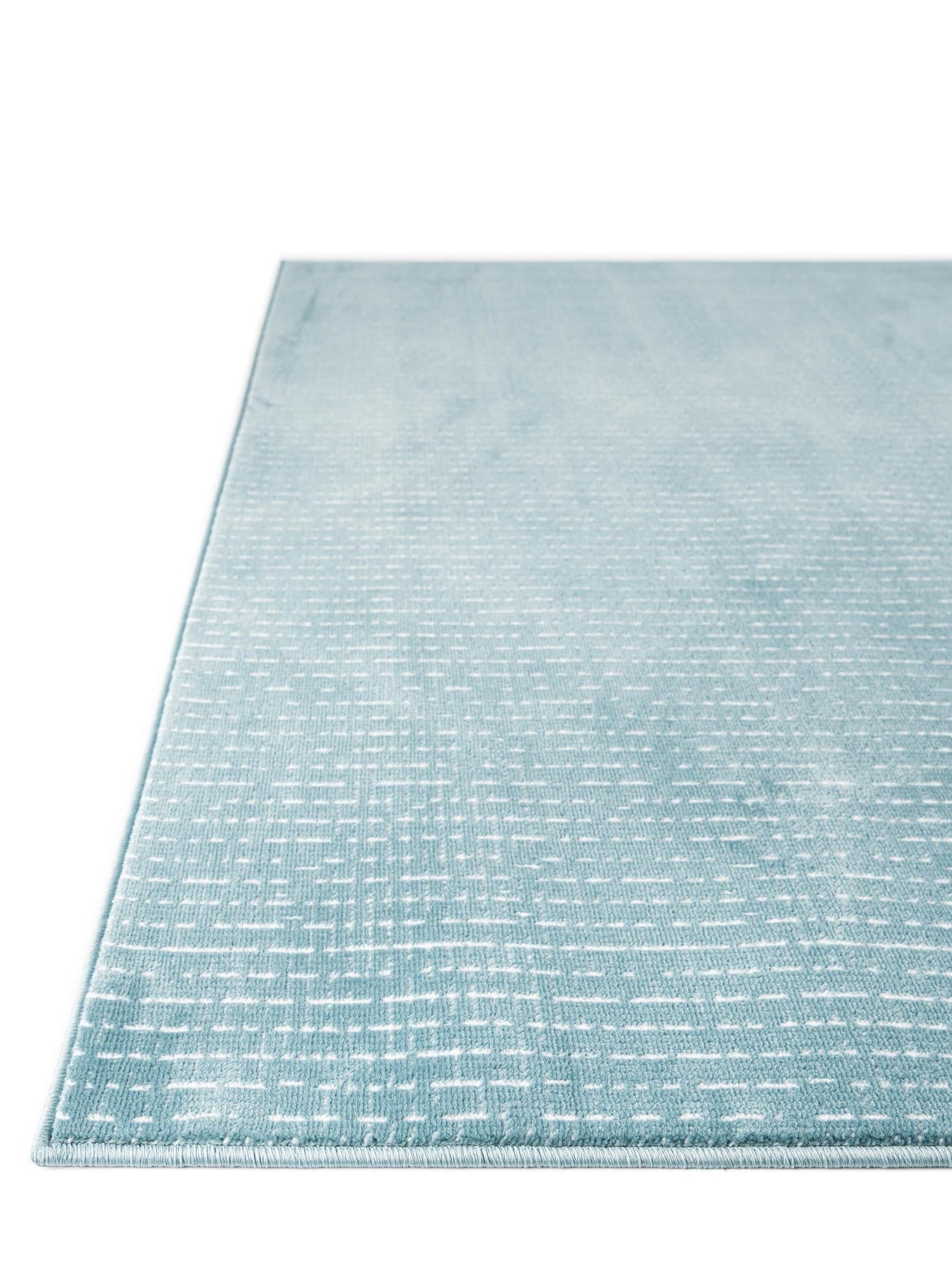 Aegean Blue 4' 1 x 6' 1 Aakaar Rectangle Area Rug 85% Polypropylene & 15% Chenille Living Room Bedroom Carpet for Sale at Rug Engine