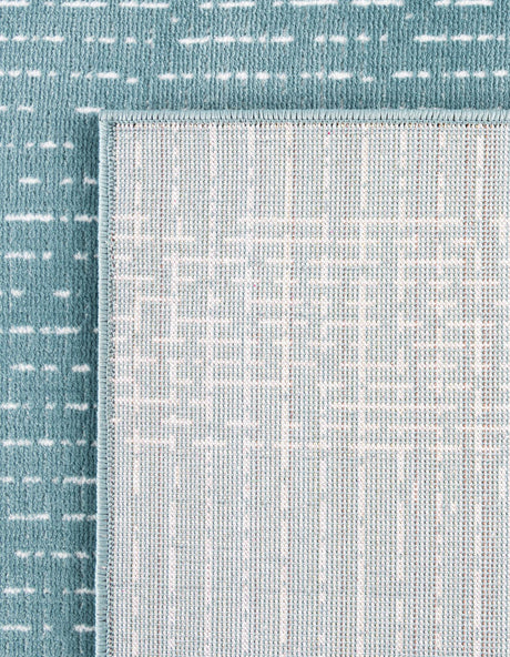 Aegean Blue 5' 3 x 8' Aakaar Rectangle Area Rug 85% Polypropylene & 15% Chenille Living Room Bedroom Carpet for Sale at Rug Engine