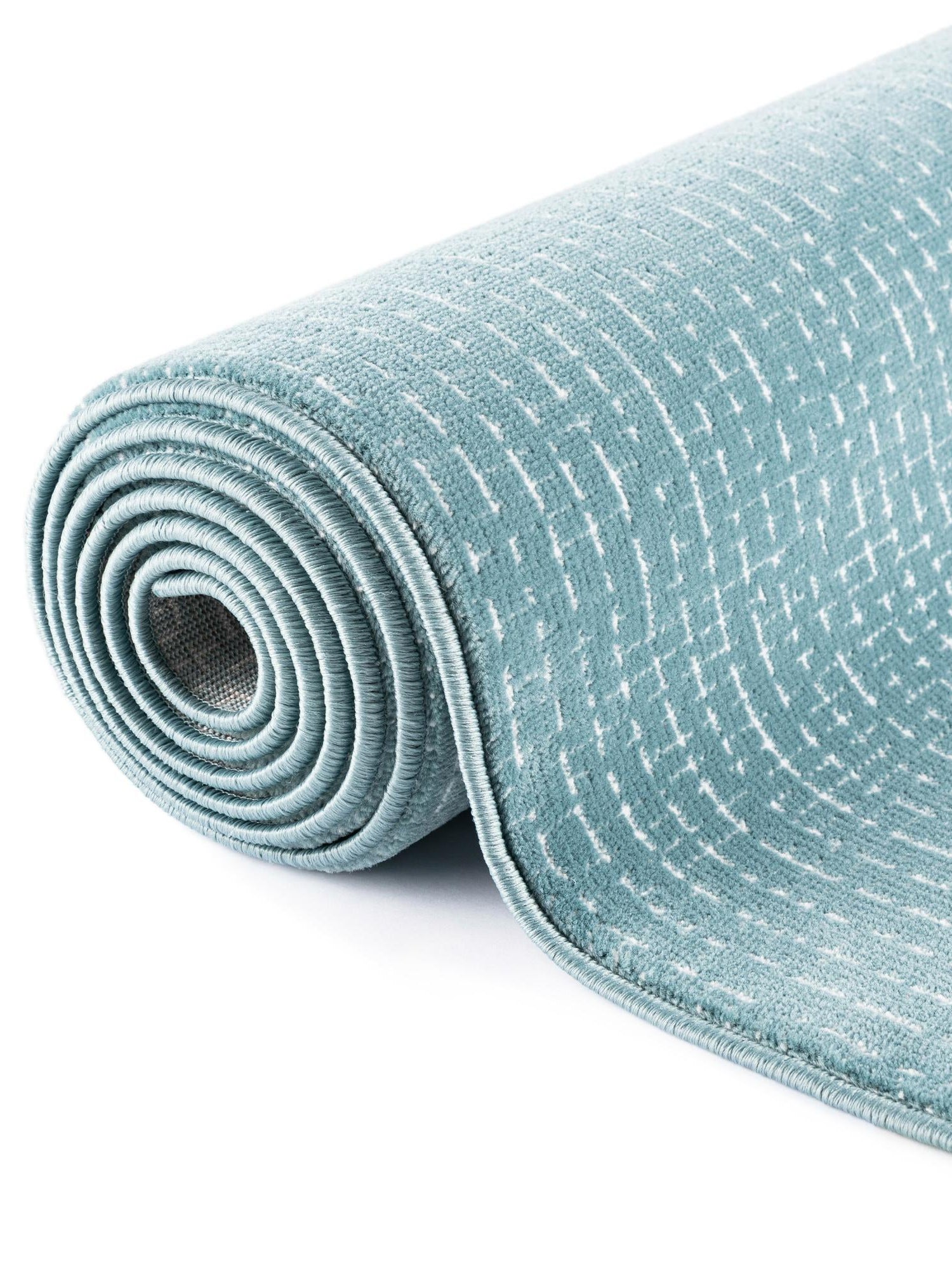 Aegean Blue 4' 1 x 6' 1 Aakaar Rectangle Area Rug 85% Polypropylene & 15% Chenille Living Room Bedroom Carpet for Sale at Rug Engine