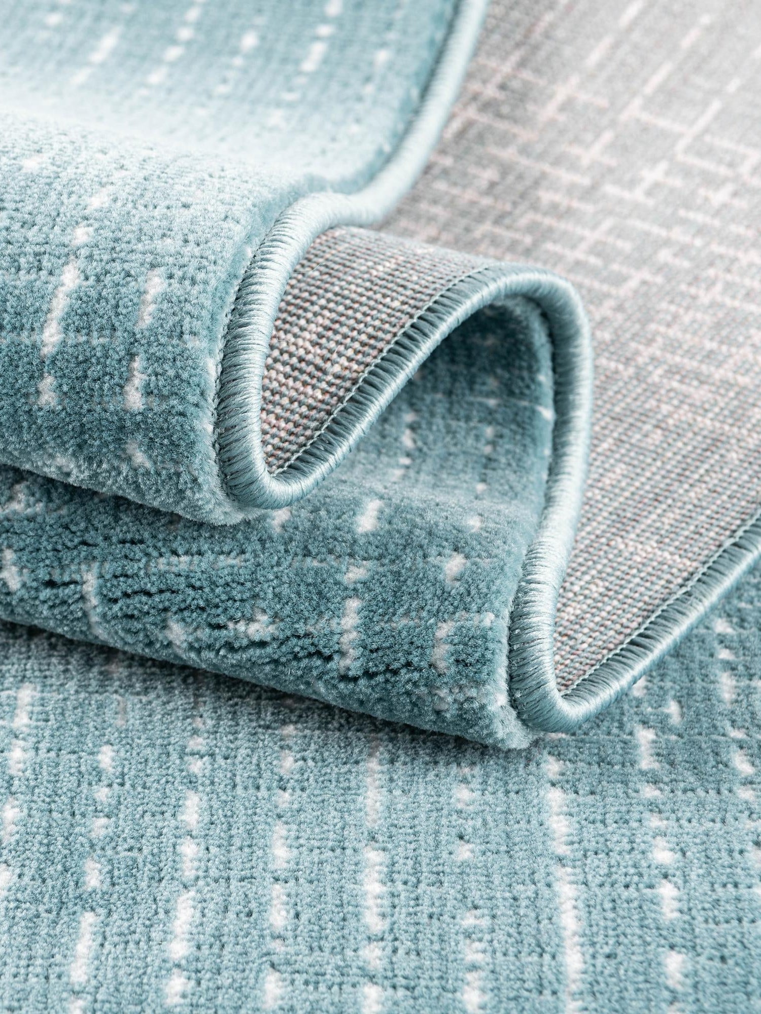 Aegean Blue 4' 1 x 6' 1 Aakaar Rectangle Area Rug 85% Polypropylene & 15% Chenille Living Room Bedroom Carpet for Sale at Rug Engine