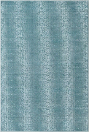 Aegean Blue 5' 3 x 8' Aakaar Rectangle Area Rug 85% Polypropylene & 15% Chenille Living Room Bedroom Carpet for Sale at Rug Engine