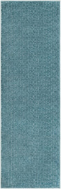 Aegean Blue 2' x 6' 1 Aakaar Runner Area Rug 85% Polypropylene & 15% Chenille Living Room Bedroom Carpet for Sale at Rug Engine