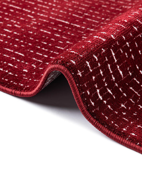 Burgundy Red 7' 10 x 10' Aakaar Rectangle Area Rug 85% Polypropylene & 15% Chenille Living Room Bedroom Carpet for Sale at Rug Engine