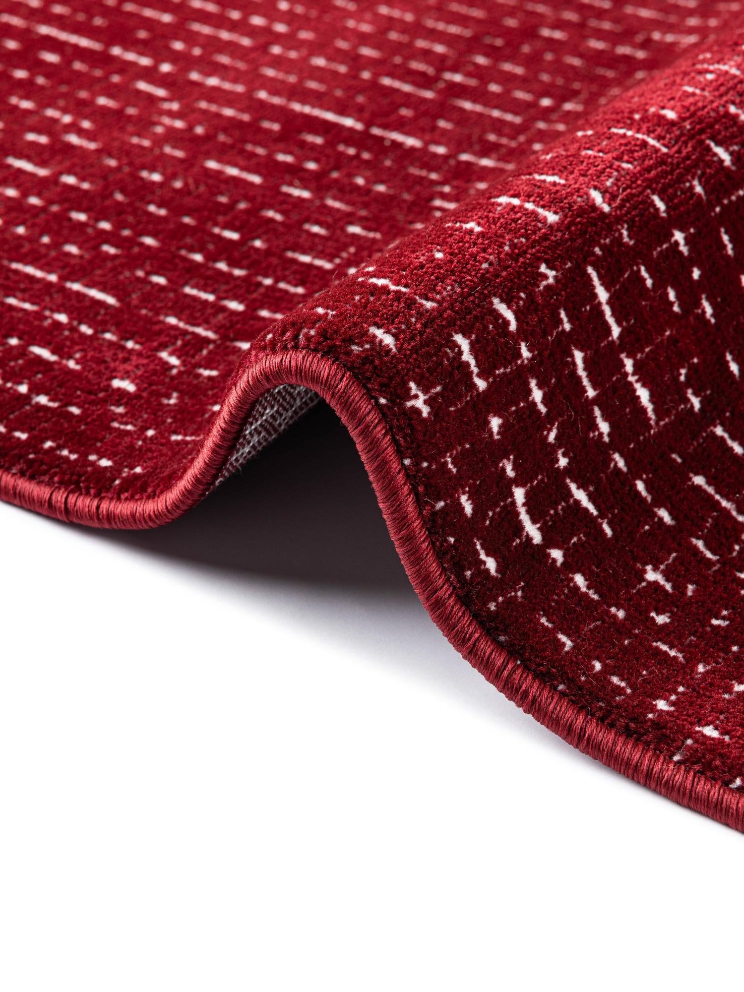 Burgundy Red 5' 3 x 8' Aakaar Rectangle Area Rug 85% Polypropylene & 15% Chenille Living Room Bedroom Carpet for Sale at Rug Engine
