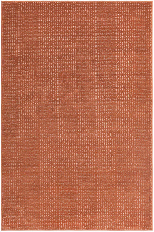 Dusty Pink 4' 1 x 6' 1 Aakaar Rectangle Area Rug 85% Polypropylene & 15% Chenille Living Room Bedroom Carpet for Sale at Rug Engine