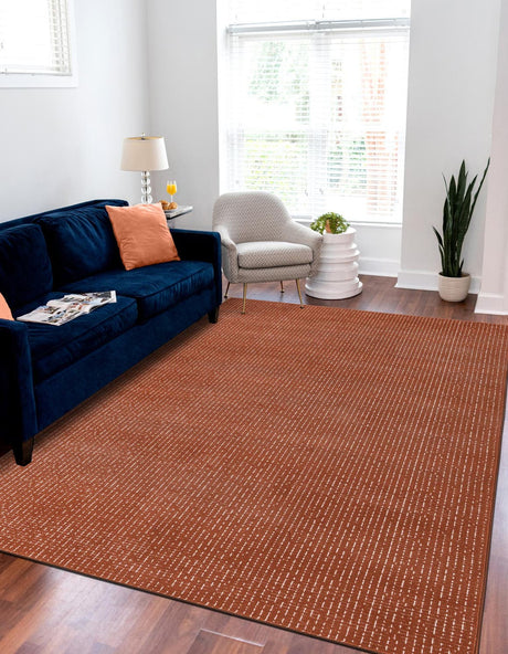 Dusty Pink 4' 1 x 6' 1 Aakaar Rectangle Area Rug 85% Polypropylene & 15% Chenille Living Room Bedroom Carpet for Sale at Rug Engine