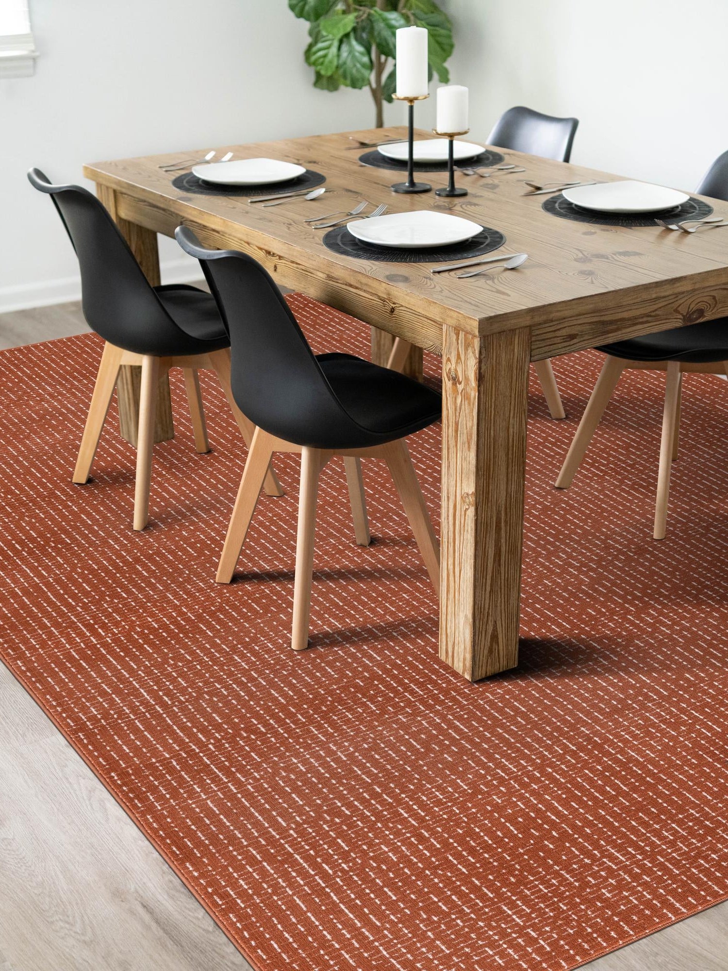 Dusty Pink 5' 3 x 8' Aakaar Rectangle Area Rug 85% Polypropylene & 15% Chenille Living Room Bedroom Carpet for Sale at Rug Engine